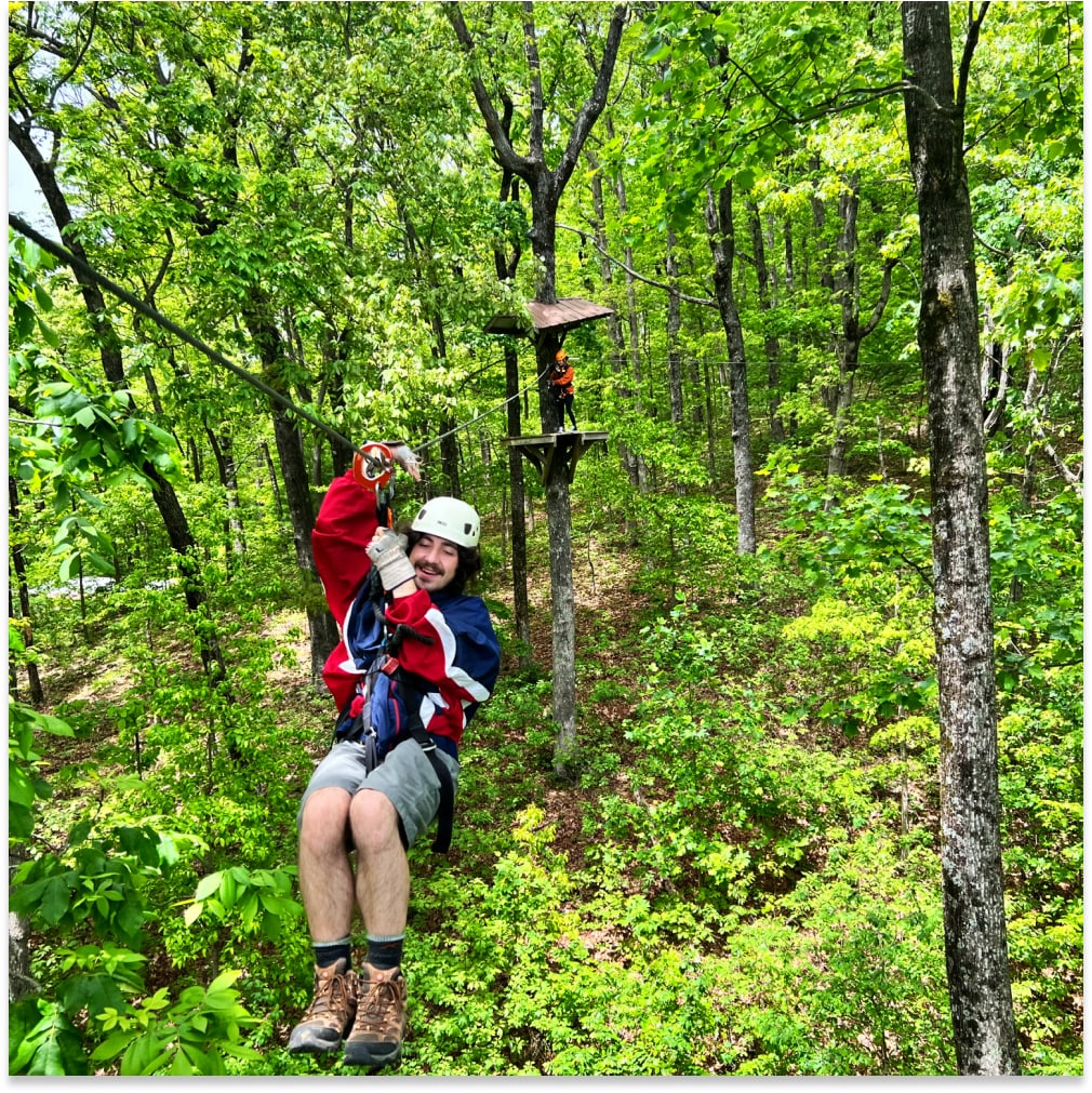 Zipline Amicalola Falls State Park Screaming Eagle Ziplines