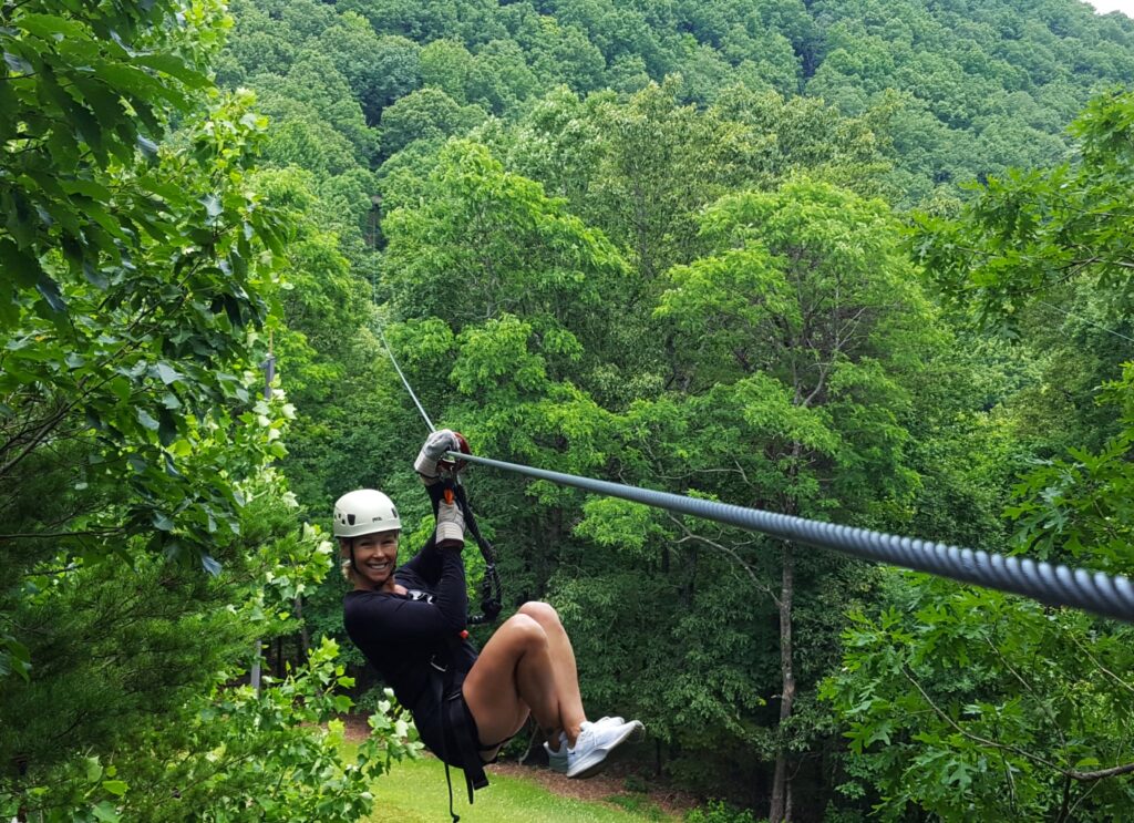 Zipline Amicalola Falls State Park Screaming Eagle Ziplines